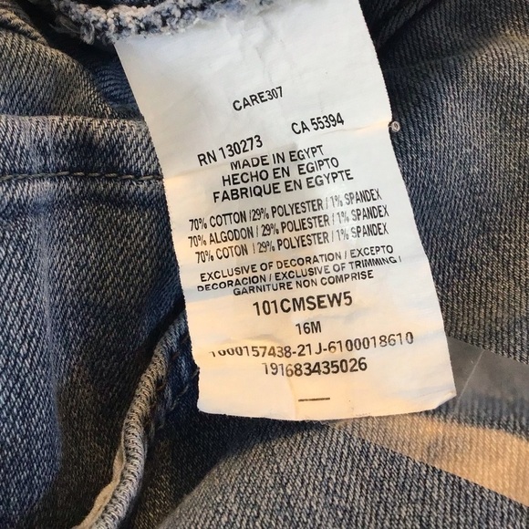 Boho up-cycled denim patch distressed jean maxi skirt / Lee 16 adjustabl… - Picture 12 of 13